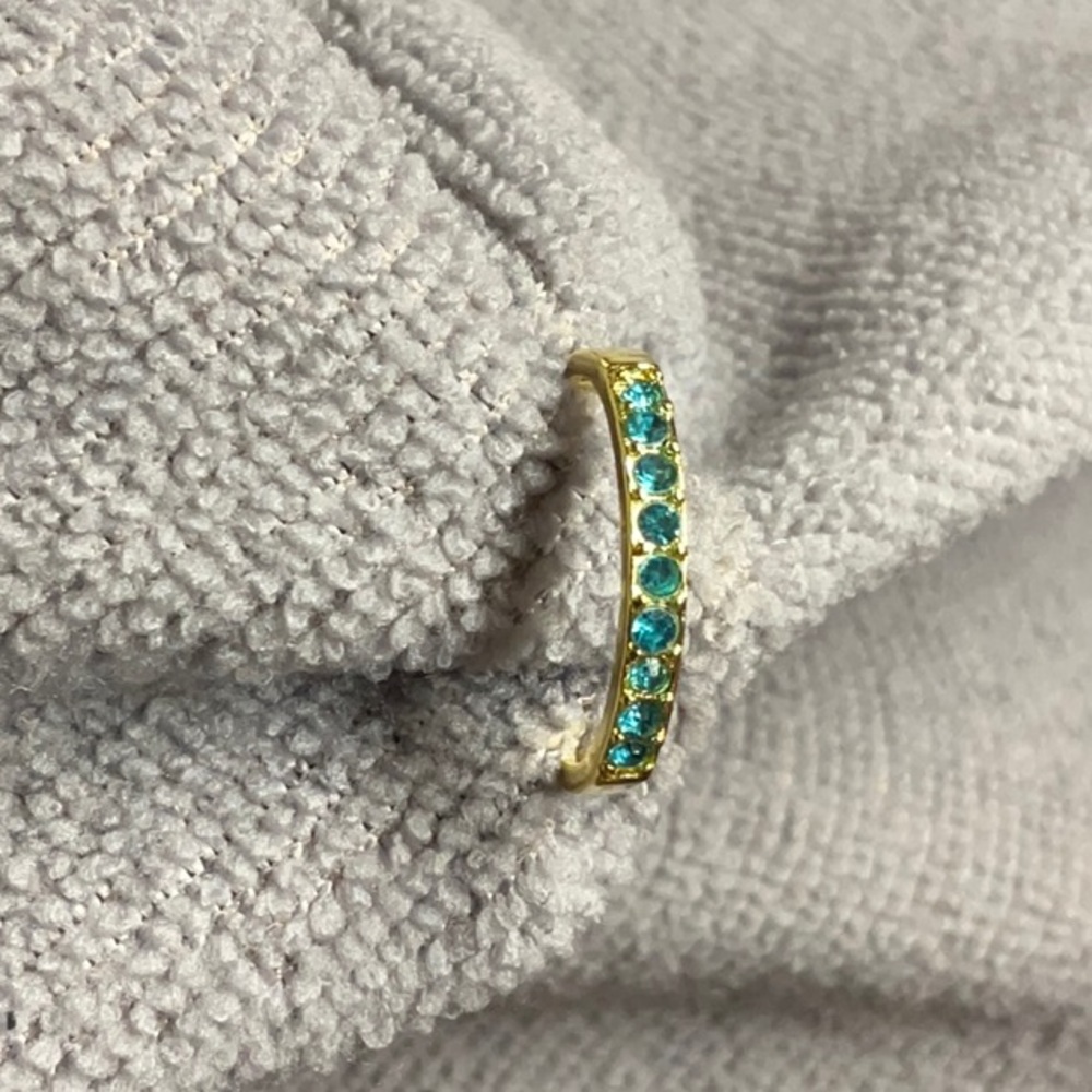 Imitation Aquamarine Ring